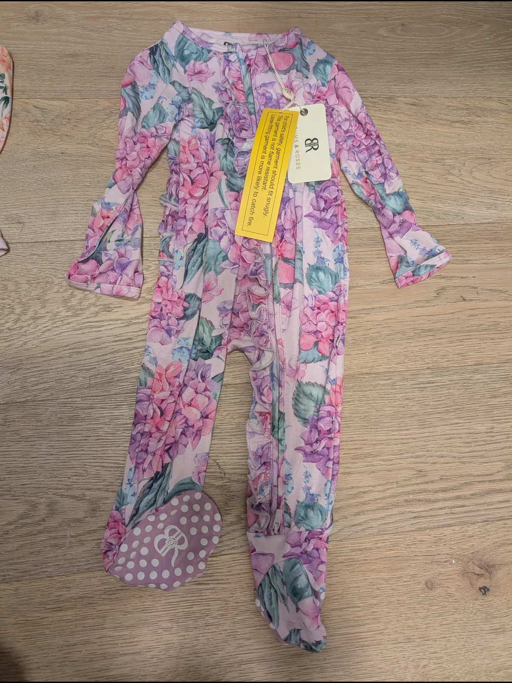 BUMS & ROSES Bamboo 12-18 Months bundle Floral & Pancake Prints All New With Tag